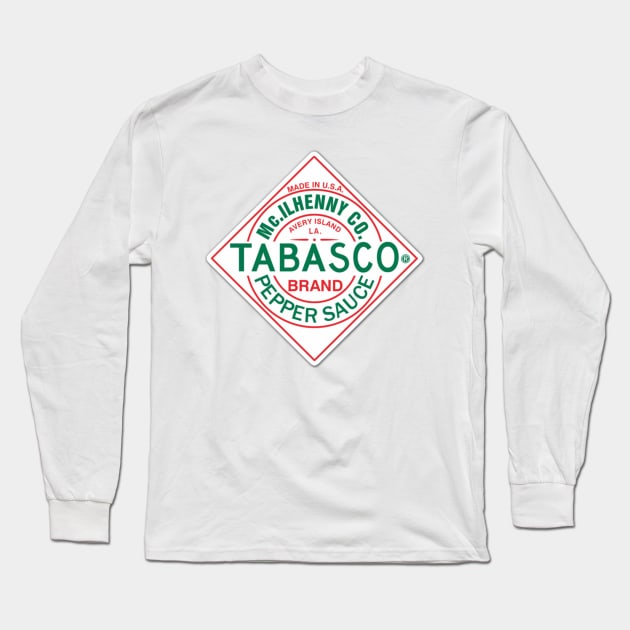 Tabasco Pepper Sauce Long Sleeve T-Shirt by tzolotov